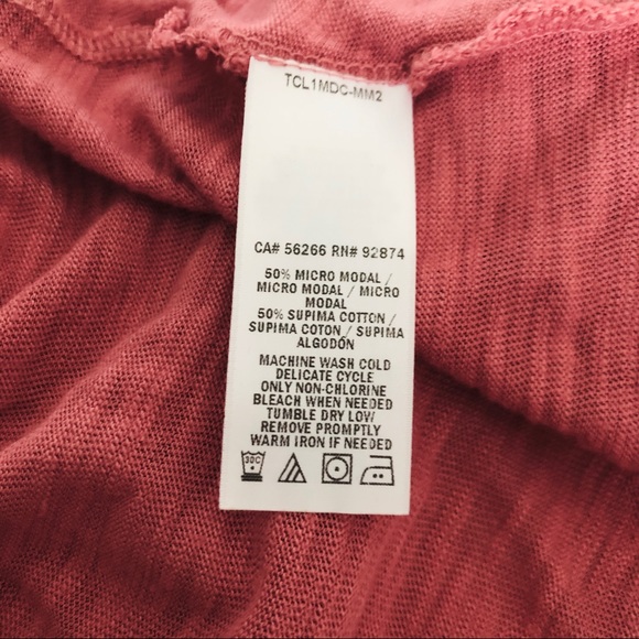 SPLENDID HEAVY SLUB JERSEY BLOUSE TEE - Picture 5 of 5